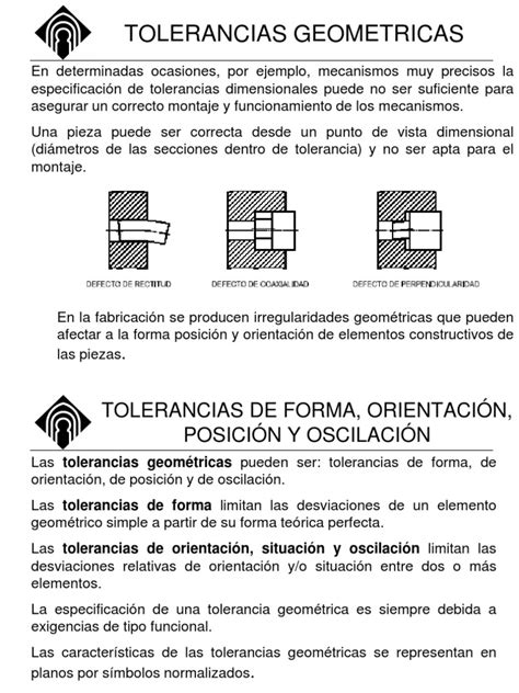 Tolerancias Geometricas Tolerancia De Ingeniería Geometria Plana