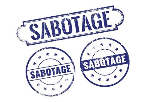 Sabotage Rubber Sign Or Stamp Grunge Rubber Stamp Sale Badge Vintage Old Texture 25274850