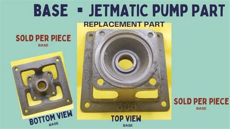 Base Jetmatic Pump Part Replacement Part Lazada PH