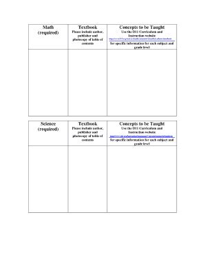 Fillable Online d11 Curriculum form - Colorado Springs School District ...