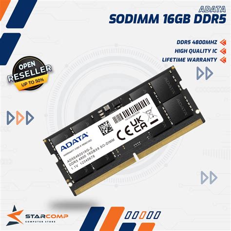 Jual Adata Ddr5 16gb 4800mhz Single Sodimm Memory Ram Laptop Ddr5