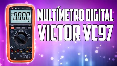 Mult Metro Digital Victor Vc Review Completo Youtube