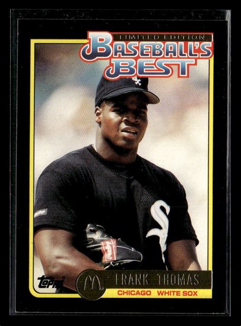 1992 Topps McDonald S Baseball S Best 25a Frank Thomas EBay