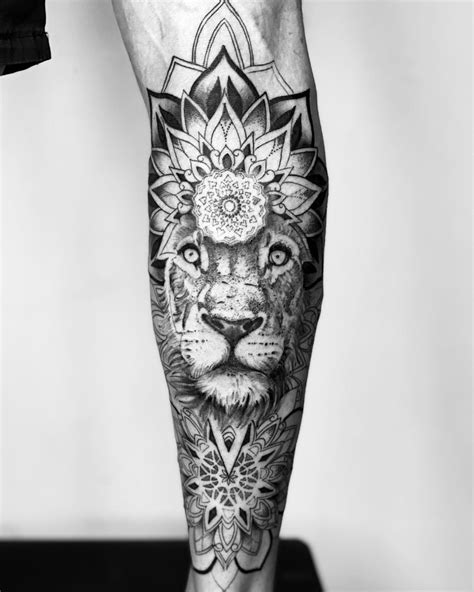Lion Mandala Tattoo Designs Design Talk