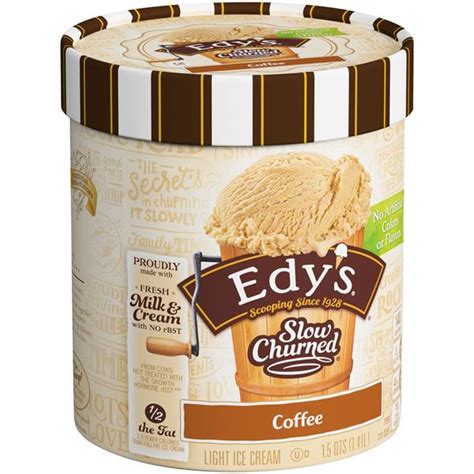 Edy S Slow Churned Coffee Light Ice Cream Hy Vee Aisles Online