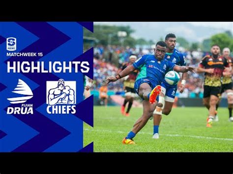 Dhl Super Rugby Pacific R Highlights Fijian Drua V Chiefs