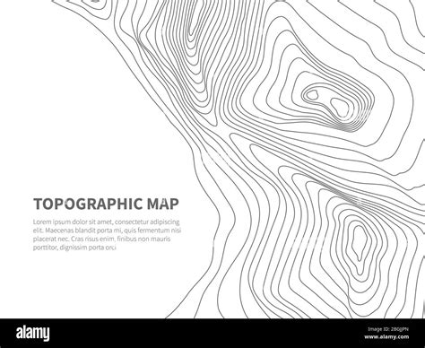 Contour Map Mountain Range