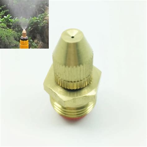 1pcs Adjustable Misting Brass Garden Spray Nozzle Mist Gardening