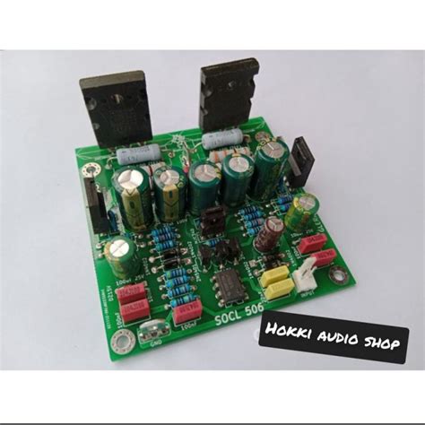 Kit Driver Power Amplifier Socl Tef Double Layer Cocok Untuk