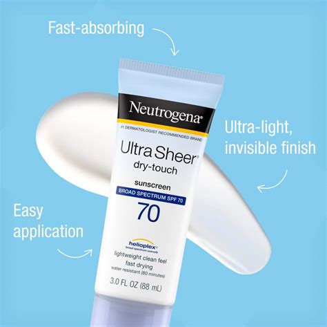 Neutrogena Dry Touch Sunscreen Spf70