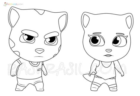 Coloriage Talking Tom Hero Dash Nouvelles images à imprimer gratuits