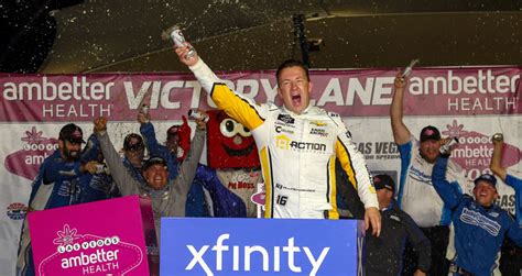 AJ Allmendinger Wins Las Vegas Seals Xfinity Title Shot NASCAR