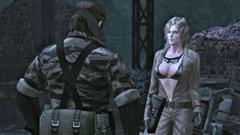 Big Boss Meets Eva First Time Stares At Her Boobs Scene PS5 Metal