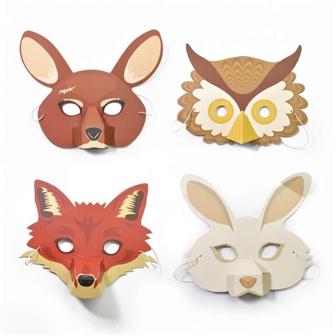 Woodland Animal Masks – The Toy Tree