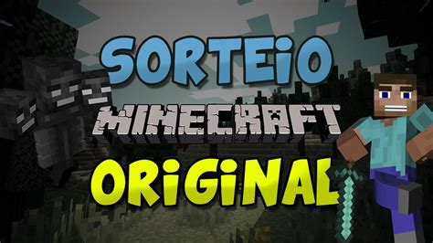 Sorteio De Conta Minecraft Original YouTube