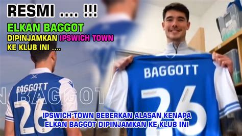 Resmi Elkan Baggot Dipinjamkan Ipswich Town Ke Klub Kasta Ke Tiga Liga