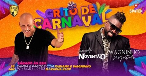 GRITO DE CARNAVAL SÁBADO 28 01 2023 em Tremembé 2023 Sympla