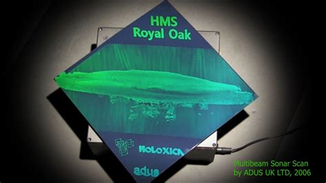 Sonar Data Used To Create Hms Royal Oak Hologram