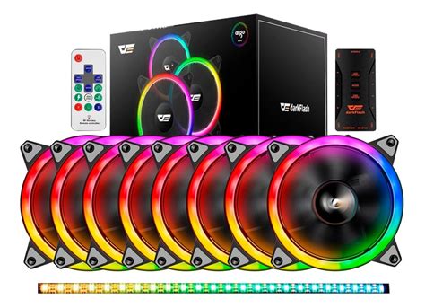 Fan Cooler Rgb Aigo Dr Pro Kit Fans Fita Led Rgb Mercado Livre