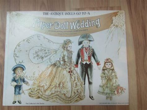 The Antique Dolls Go To A Paper Doll Wedding Vintage Paper Doll Book ...