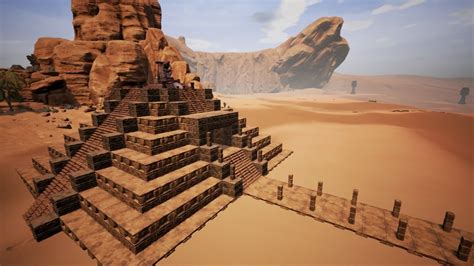 Conan Exiles Building A Simple Pyramid LIVESTREAM YouTube