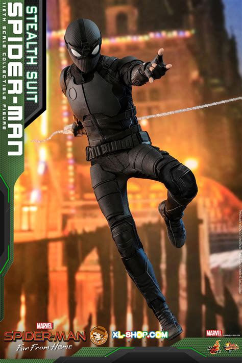 Hot Toys MMS540 Spider Man Far From Home 1 6th Scale Spider Man Stealth Suit