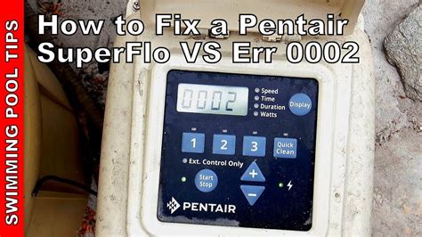 Pentair Superflo Vst Pump Manual