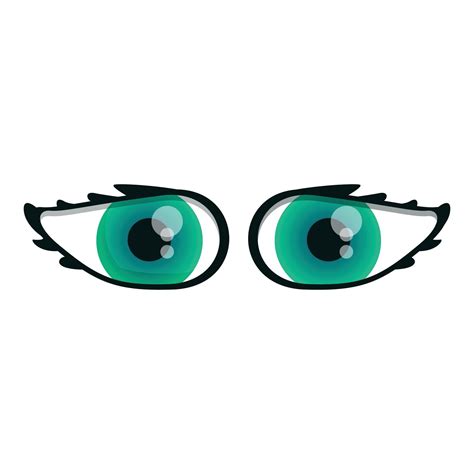 Male Eyes Icon Cartoon Style 14251977 Vector Art At Vecteezy