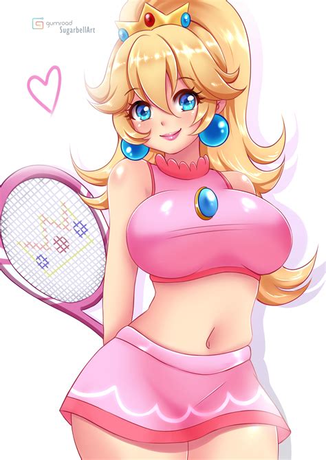 Princess Peach Super Mario Bros Image By Sugarbellart 3977683