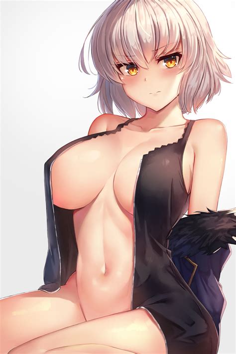 Rule 34 Amber Eyes Grey Hair Jeanne D Arc Fate Motokonut Artist Tagme 3615481