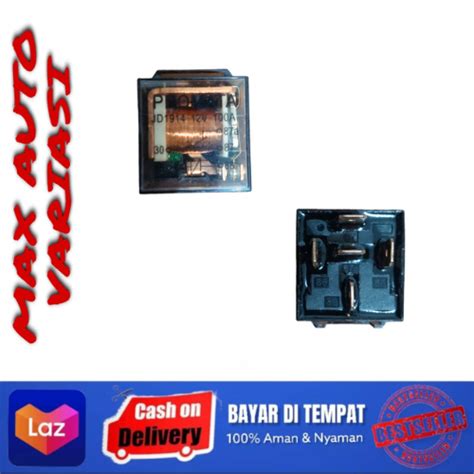 Relay Klakson Relay Transparan Kaki 5 12V 24V 100A Lazada Indonesia