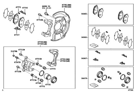 Front Disc Brake Caliper Dust Cover For Toyota Estima