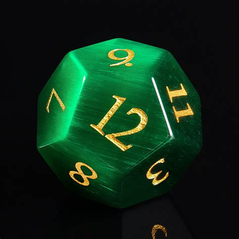 Green Stone Dnd Dice Set Cats Eye Stone Dice Set Picture Jasper