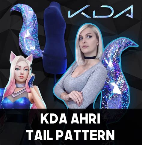 Kda Ahri 2020 Tail Pattern Kinpatsu Cosplay