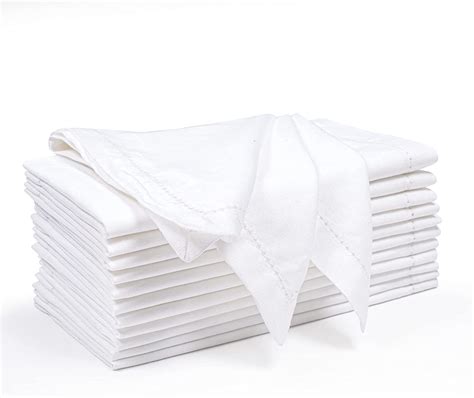 Amazon Hausattire Cloth Napkins Pack X Inches Flax Cotton