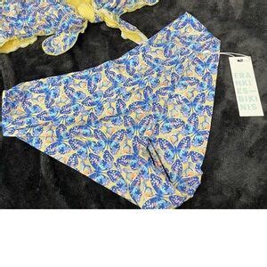 Frankie S Bikinis Swim Nwt Frankies Bikinis Yellow Monarch Butterfly Bikini Medium Gavin
