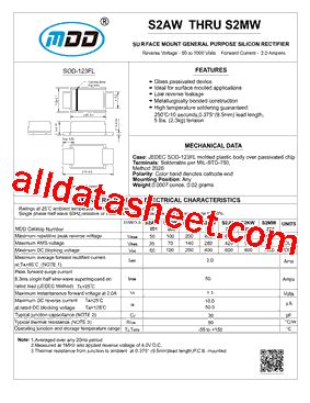 S Aw Datasheet Pdf Microdiode Electronics Jiangsu Co Ltd