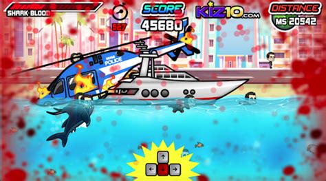 برنامه Angry Fat Shark Miami Shark Games For Adults دانلود کافه بازار