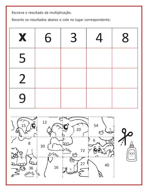 2º Ano Atividades De Matemática Multiplicação Divertida Cuca Super Legal Educação