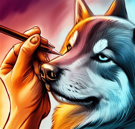 Comment Dessiner Un Chien Husky Facile