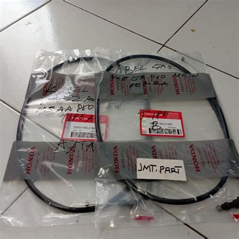 Jual KABEL GAS HONDA VERZA MEGAPRO NEW KCJ ATAS BAWAH ORI Shopee