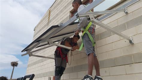 Electricidad Estructura Paneles Fotovoltaicos Ayuntamiento De Ejea