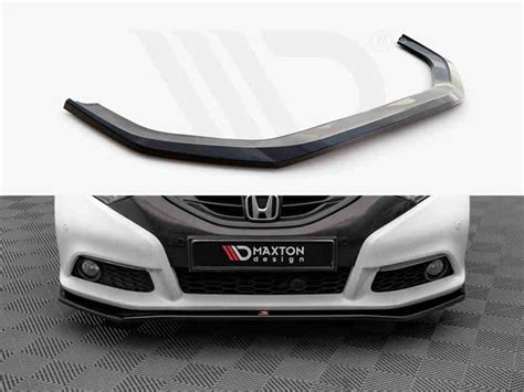 Maxton Front Splitter V1 Honda Civic Mk9 2011 2014 Gloss Black For