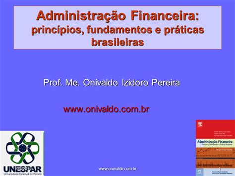 Administra O Financeira Princ Pios Fundamentos E Pr Ticas