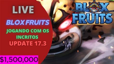 LIVE DE BLOX FRUITSEM BUSCA DA RAÇA V4DOANDO FRUTASJOGANDO OS