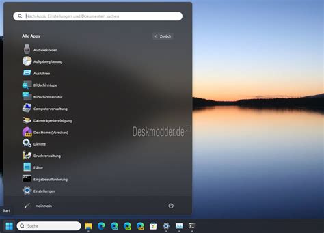 Windows Startmen Alle Apps Mit Neuer Ansicht Deskmodder De