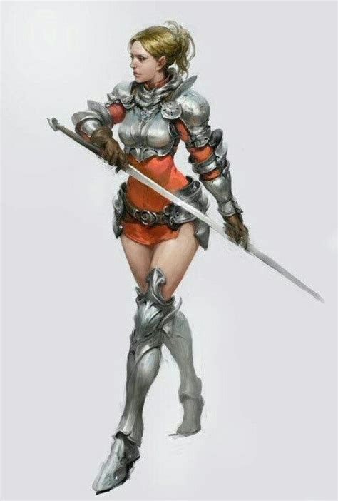 Female Fighter Knight Pathfinder Pfrpg Dnd Dandd D20 Fantasy Fantasy