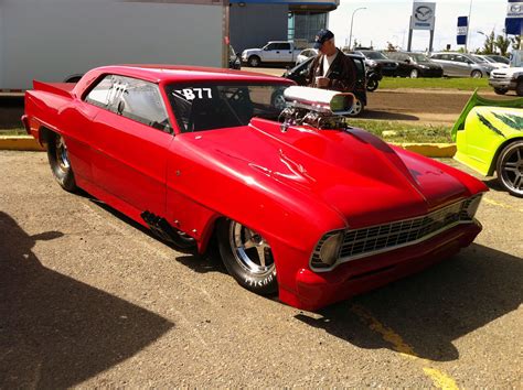 Pro Mod Nova Chevy Muscle Cars Drag Racing Cars Old Muscle Cars