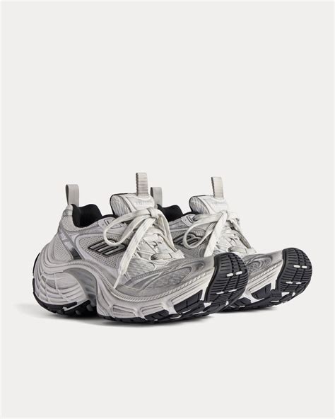 Balenciaga 10XL Mesh, TPU & Rubber White / Black / Grey Low Top ...