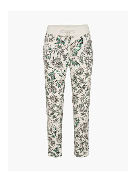 Juvia Fleece Pants Tropical Wallpaper Gr N Beige Freudenhaus Shopping